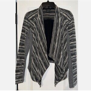 LUCKY BRAND   Striped Hi-Low Jacket